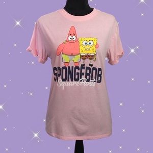 Women’s Pink SpongeBob Graphic T-Shirt